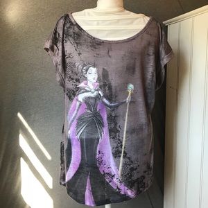 Disney Villain top with Maleficent Sleeping Beauty